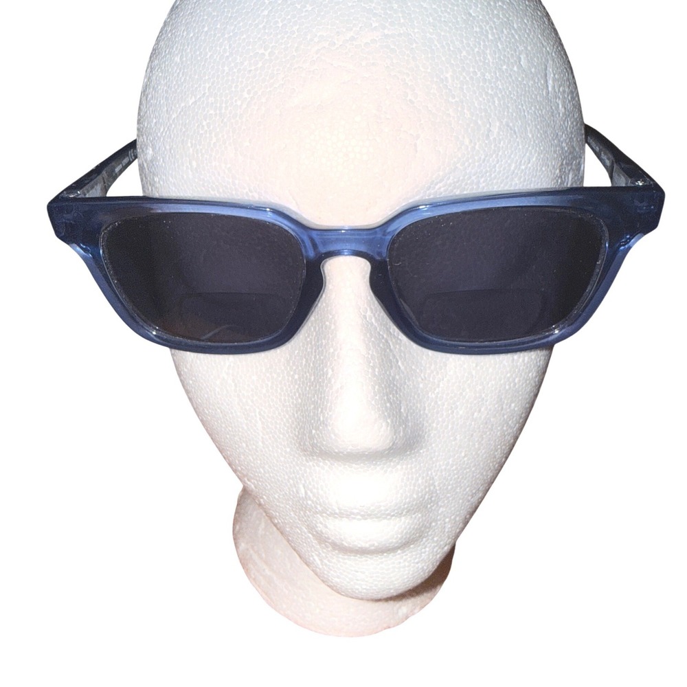 Peepers Ace 3575B Translucent Navy Blue Rectangle Reading Glasses +1.50 PD 62mm